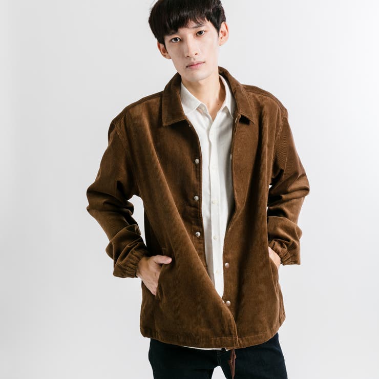 コーデュロイコーチジャケット[品番：WG010023973]｜WEGO【MEN