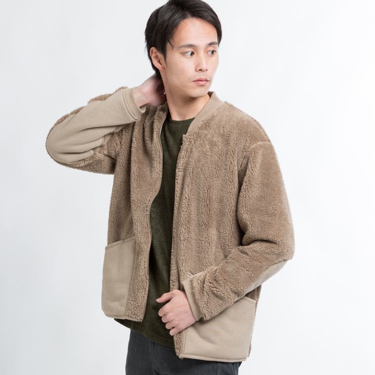 ボアZIPカーディガン BV17WN12-M004[品番：WG010024027]｜WEGO