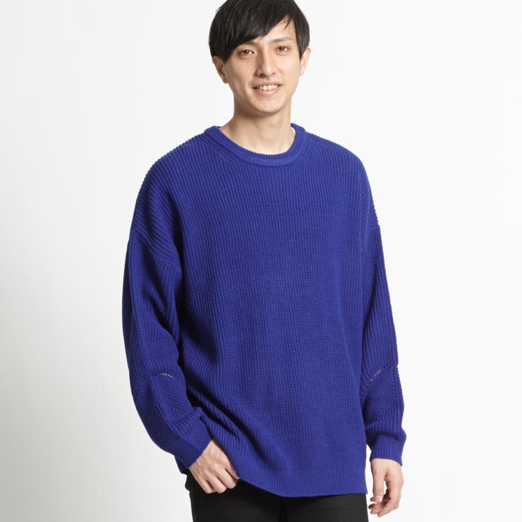 サイドスリットビッグシルエットニット Bv18sp01 M005 品番 Wg Wego Men ウィゴー のメンズ ファッション通販 Shoplist ショップリスト