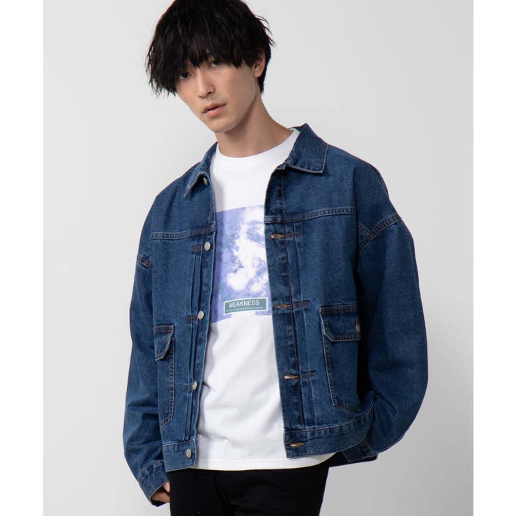 ビックデニムジャケット Bv19au09 M1724 品番 Wg Wego Men ウィゴー のメンズファッション通販 Shoplist ショップリスト