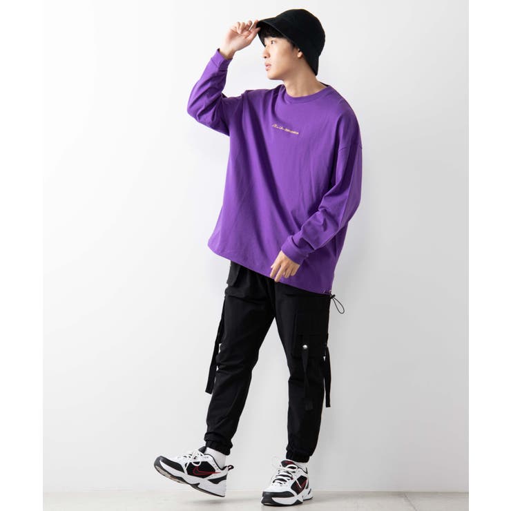 カラーロゴ刺繍ロンT BV19AU09-M5951[品番：WG010070595]｜WEGO【MEN】（ウィゴー ）のメンズファッション通販｜SHOPLIST（ショップリスト）