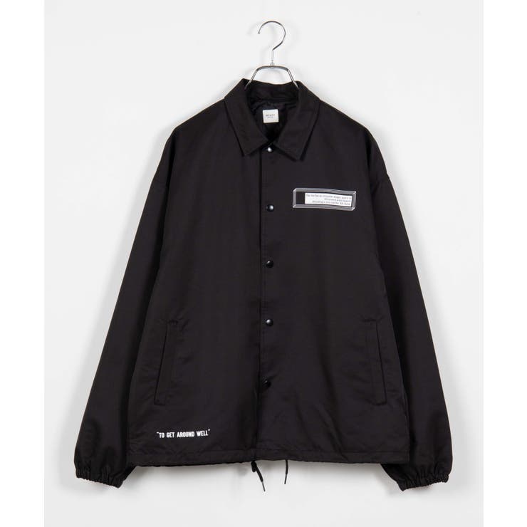 WEGO / NEW ERA 別注 コーチジャケット 古着 サイズL coach-jacket-archive-logo-