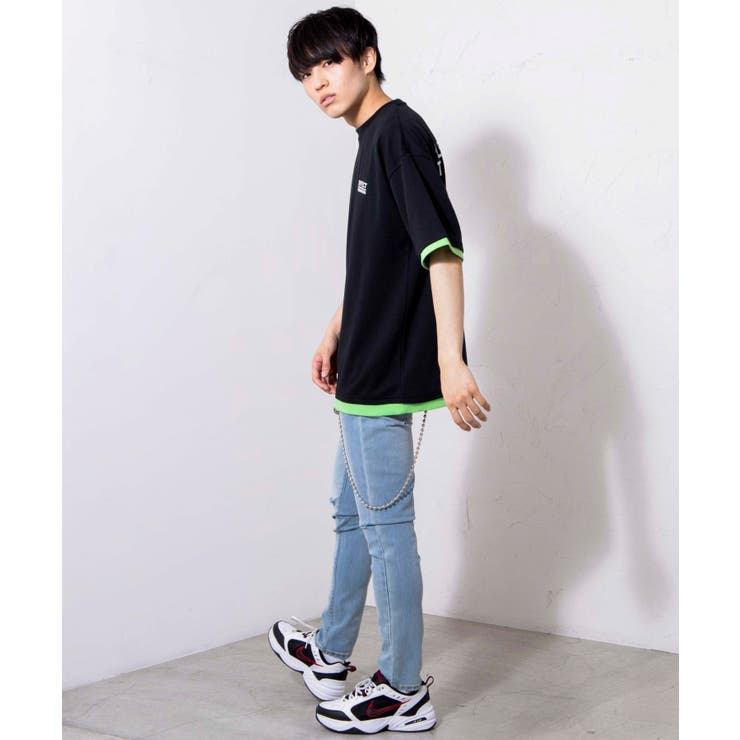 レイヤードロゴ5分袖BIGT BV20SM04-M2296 | WEGO【MEN】 | 詳細画像3 