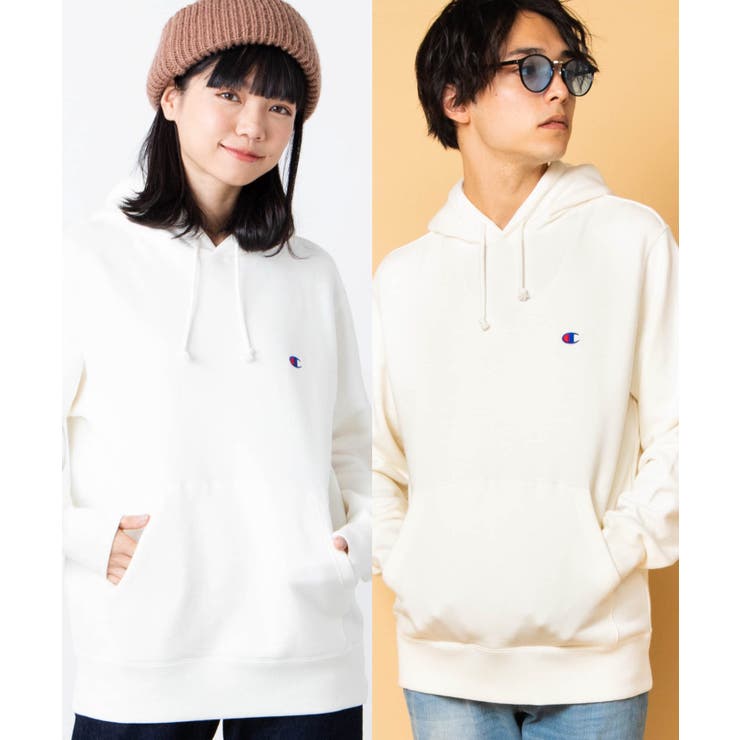 チャンピオンワンポイント刺繍裏起毛プルパーカー C3-Q105-19AU[品番