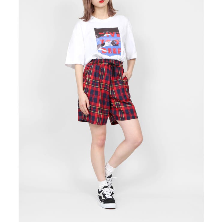 DING】チェック柄ハーフパンツ[品番：WG010072180]｜WEGO【WOMEN