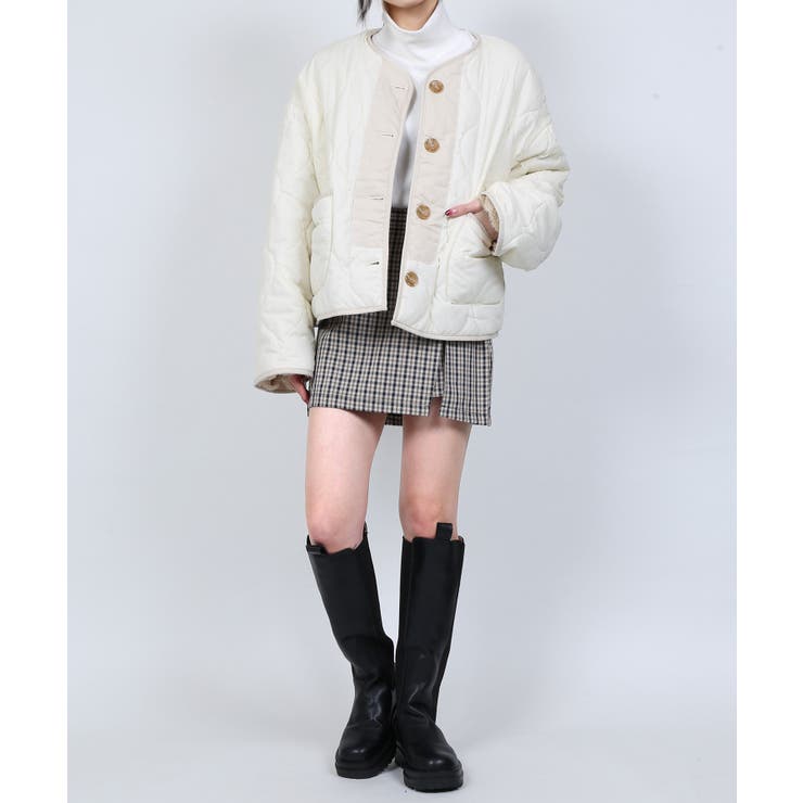 DING】裏ボアキルティングジャケット[品番：WG010077986]｜WEGO【WOMEN