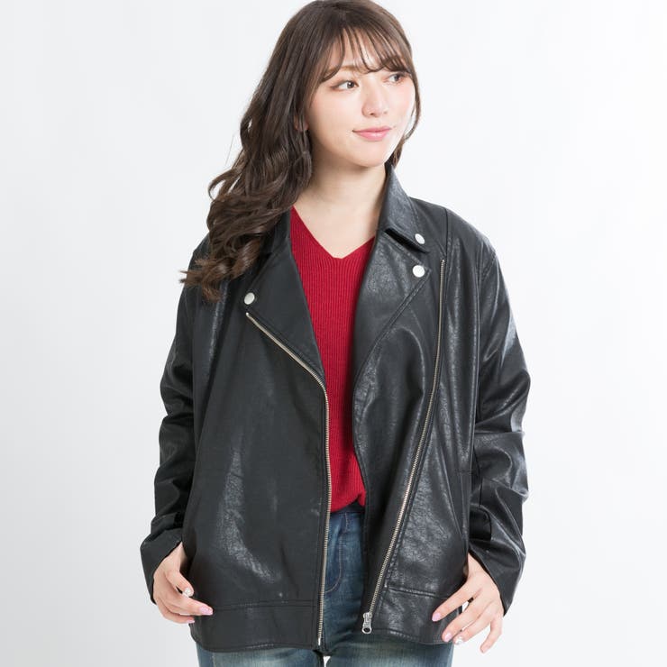 BIGライダースジャケット[品番：WG010024586]｜WEGO【WOMEN】（ウィゴー ）のレディースファッション通販｜SHOPLIST（ショップリスト）