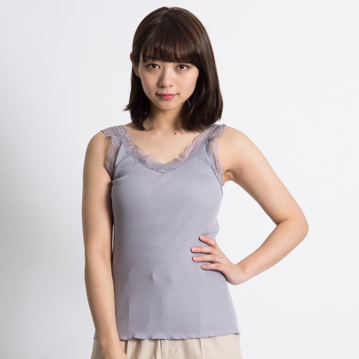 レースインナータンクトップ DI17SP02-L022[品番：WG010017917]｜WEGO