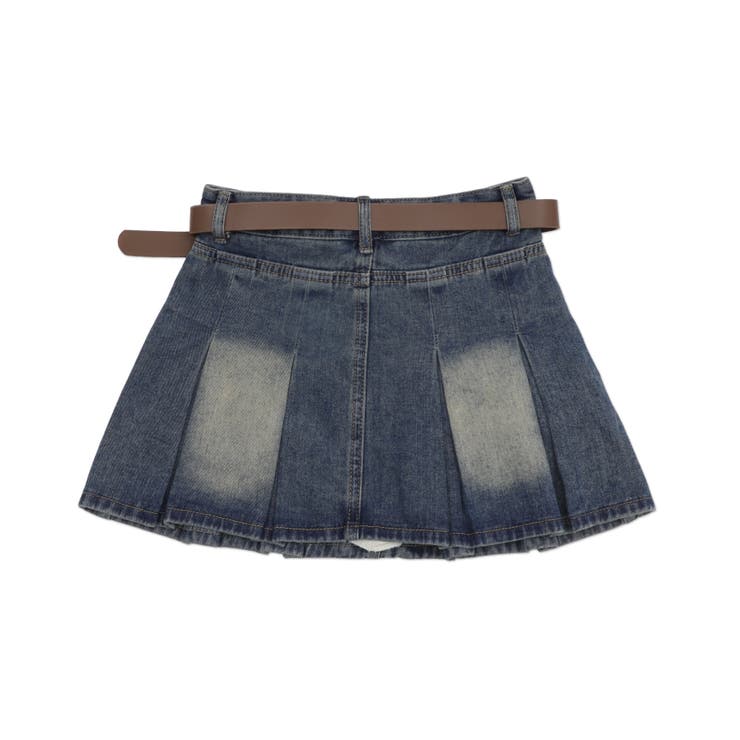 タックプリーツデニムミニスカパン | WEGO【WOMEN】 | 詳細画像1 
