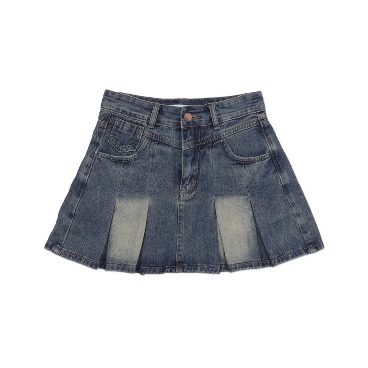 タックプリーツデニムミニスカパン | WEGO【WOMEN】 | 詳細画像2 