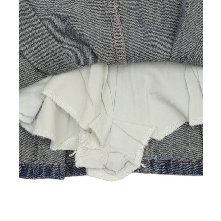 タックプリーツデニムミニスカパン | WEGO【WOMEN】 | 詳細画像4 