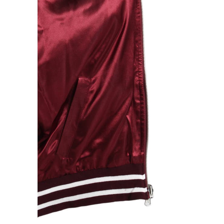 Shoot One♥リバーシブル スカジャン サテン ベロア 90s Mサイズ 低