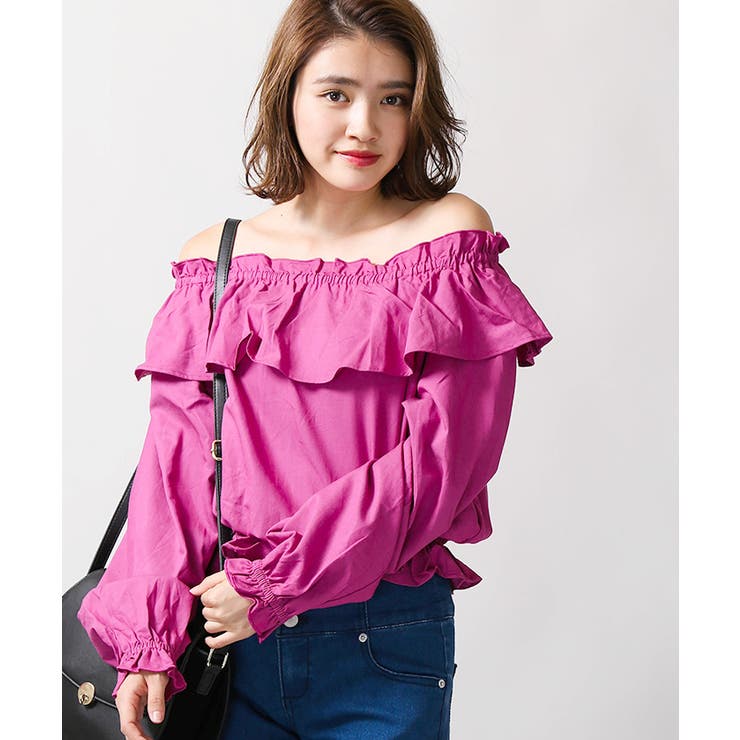 原宿 シースルートップス dazzlin wego