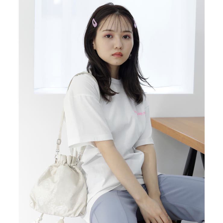 低身長向け Morae Big Tシャツ 品番 Wg Wego Women ウィゴー のレディース ファッション通販 Shoplist ショップリスト