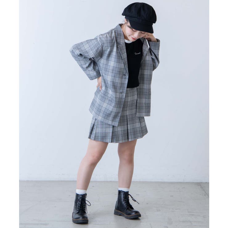 低身長向け】ボックスプリーツミニスカパン[品番：WG010082015