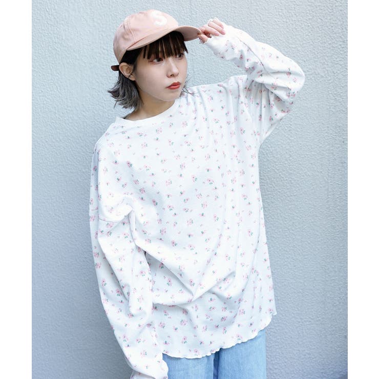 フラワーサーマルロンtシャツ 韓国 韓国ファッション 品番 Wg Wego Women ウィゴー のレディースファッション通販 Shoplist ショップリスト