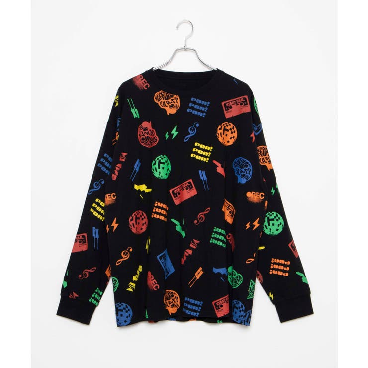 EXIEEE】総柄モチーフBIGロンT[品番：WG010078321]｜WEGO【WOMEN