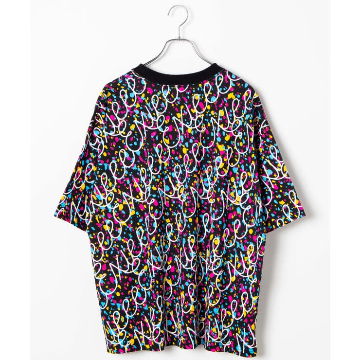EXIEEE】総柄スプラッターロゴワイドT(5)[品番：WG010078378]｜WEGO 
