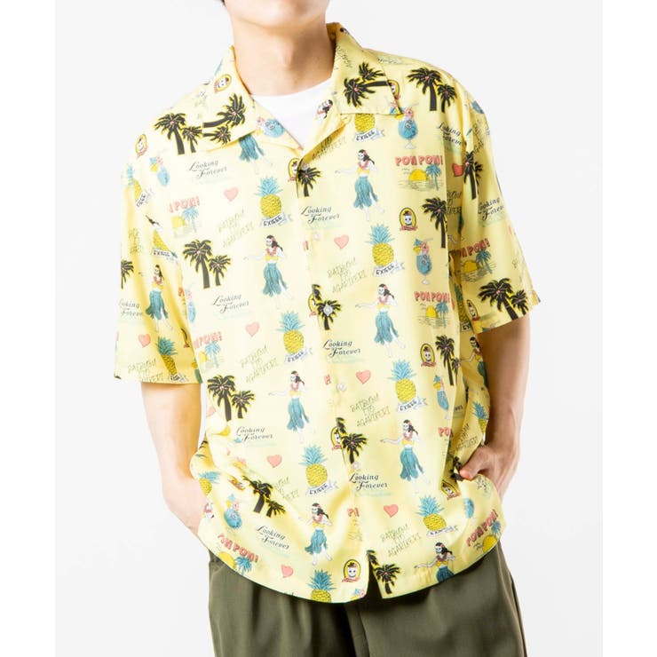高い信頼 厚い信頼 EXIEEE】アロハシャツ(S)[品番：WG010075084]｜WEGO【WOMEN タレント・お笑い芸人
