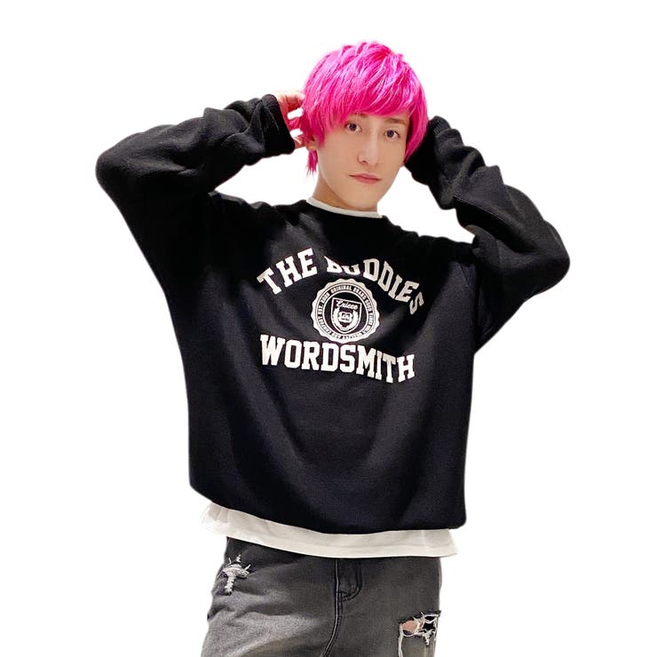 【EXIEEE】ロゴプリントニットプルオーバー | WEGO【WOMEN】 | 詳細画像1 