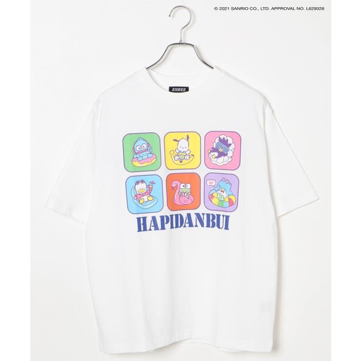 【EXIEEE】サンリオキャラクターズコラボはぴだんぶいキャラボックスTシャツ[品番：WG010082284]｜WEGO【WOMEN】（ウィゴー）のレディースファッション通販｜SHOPLIST（ショップリスト）