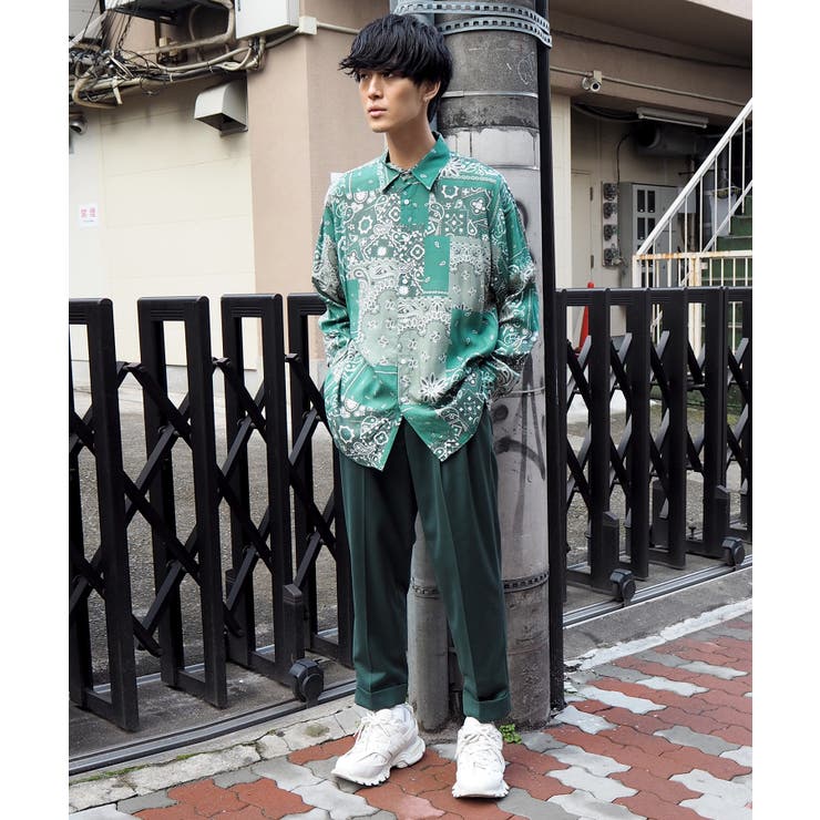 Figments】バンダナ柄シャツ[品番：WG010077039]｜WEGO【WOMEN