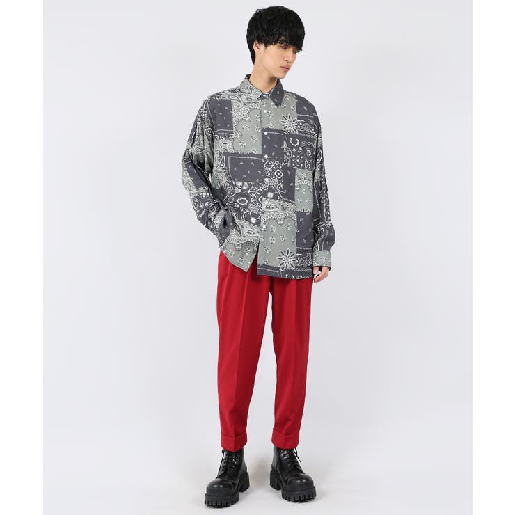 Figments】バンダナ柄シャツ[品番：WG010077039]｜WEGO【WOMEN