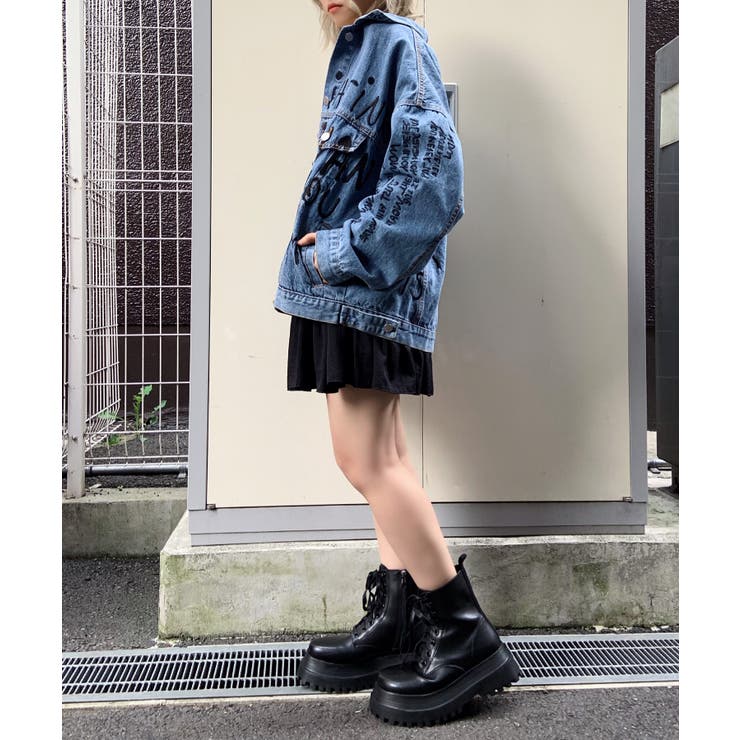 Figments】ロゴ刺繍デニムジャケット[品番：WG010077058]｜WEGO