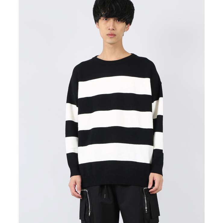 Figments】太ボーダーニット[品番：WG010077965]｜WEGO【WOMEN