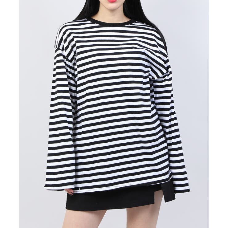 Figments】ボーダーロンT[品番：WG010078210]｜WEGO【WOMEN