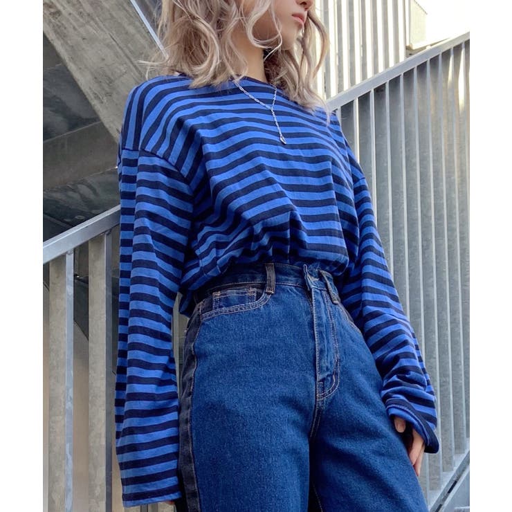 Figments】ボーダーロンT[品番：WG010078210]｜WEGO【WOMEN