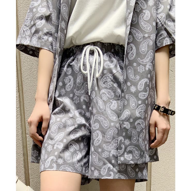 Figments】ペイズリー柄ショートパンツ[品番：WG010075650