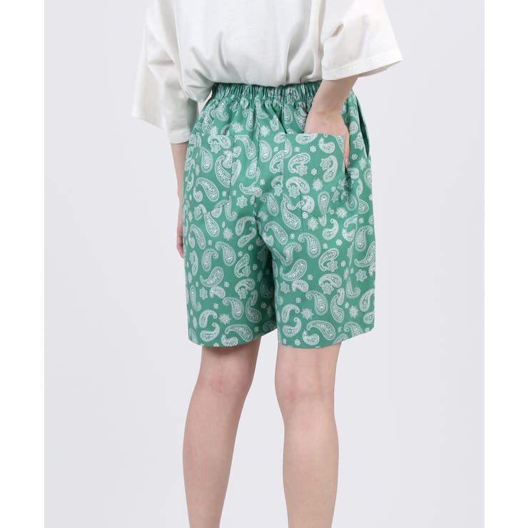 Figments】ペイズリー柄ショートパンツ[品番：WG010075650