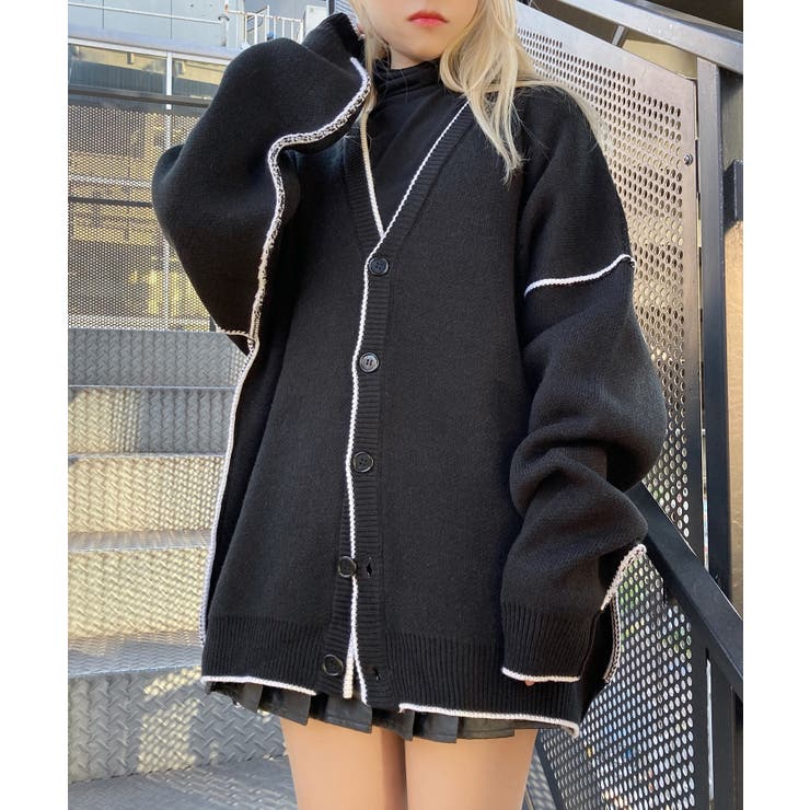 ポイントカラーカーディガン 韓国  韓国ファッション[品番：WG010083374]｜WEGO【WOMEN】（ウィゴー）のレディースファッション通販｜SHOPLIST（ショップリスト）