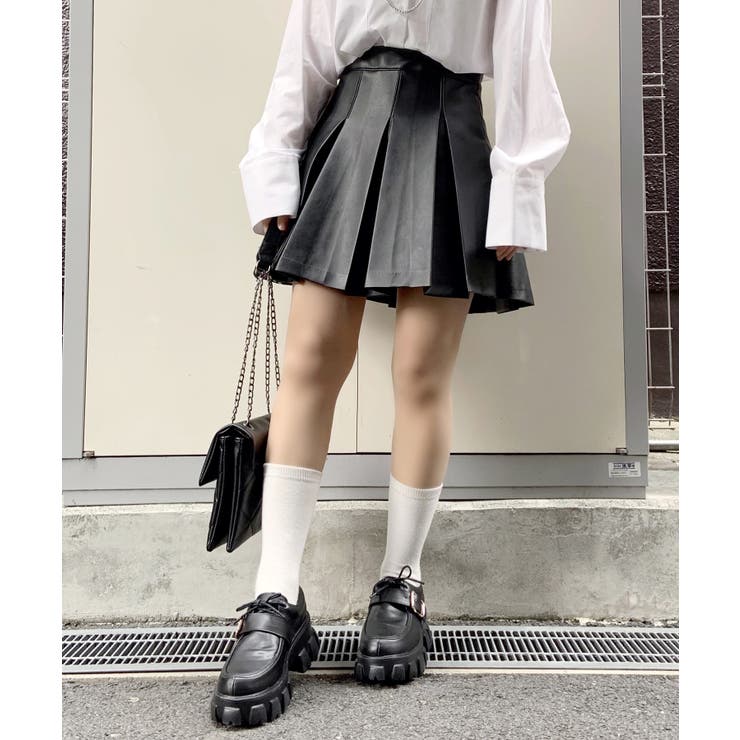 春夏新作モデル 黒 ミニスカート