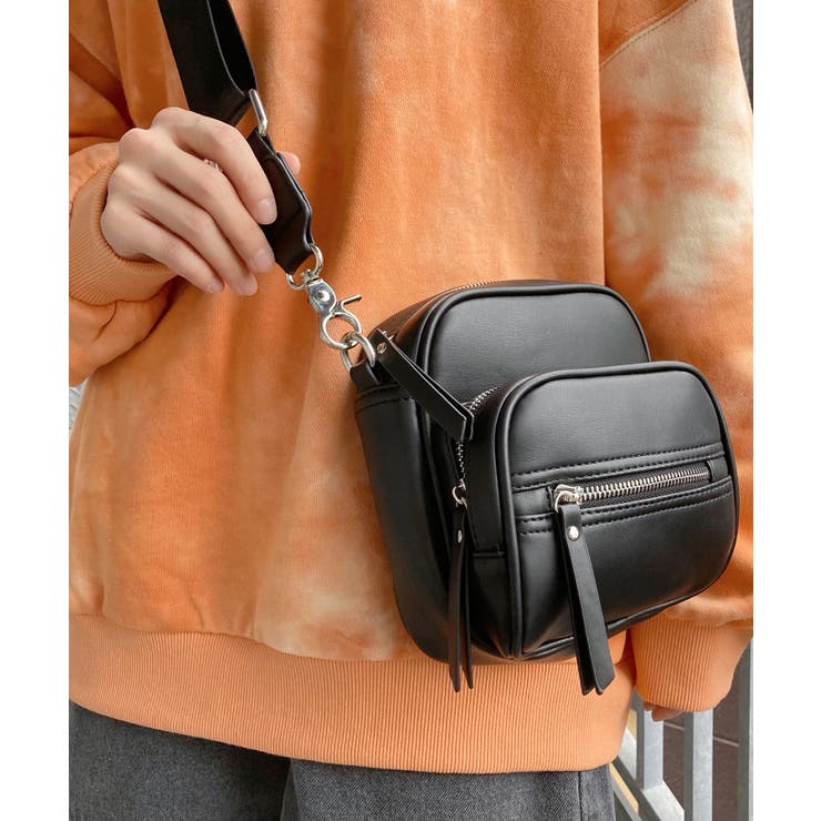 Figments】エコレザーショルダーバッグ 韓国 韓国ファッション