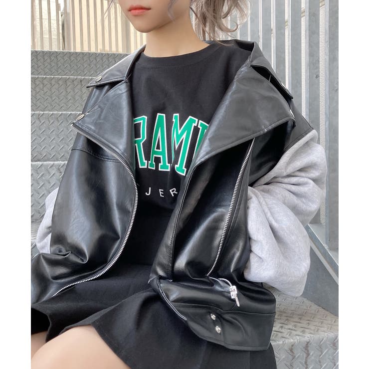 Figments】袖切り替えビッグライダース[品番：WG010080259]｜WEGO 