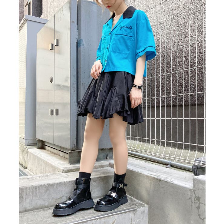 Figments クロップドボーリングシャツ 品番 Wg Wego Women ウィゴー のレディースファッション 通販 Shoplist ショップリスト