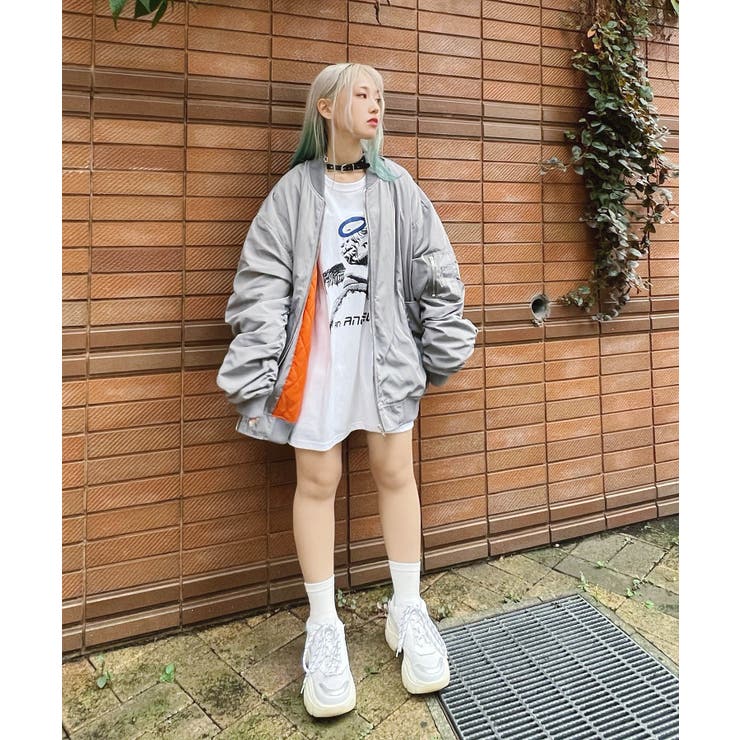 オーバーボンバージャケット 韓国 韓国ファッション