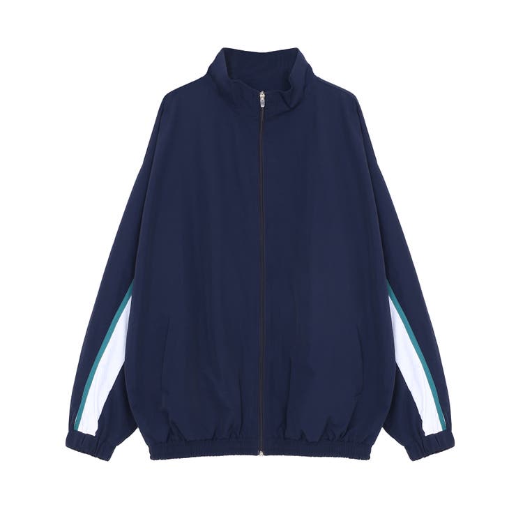 ネイビー | オーバートラックジャケット 韓国 韓国ファッション | WEGO【WOMEN】