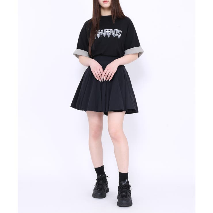 美品　WAAC ワック ミニスカート プリーツ　インナー付き　韓国 プリーツスカート 韓国 制服スカート 膝丈 秋 冬 ファッション A