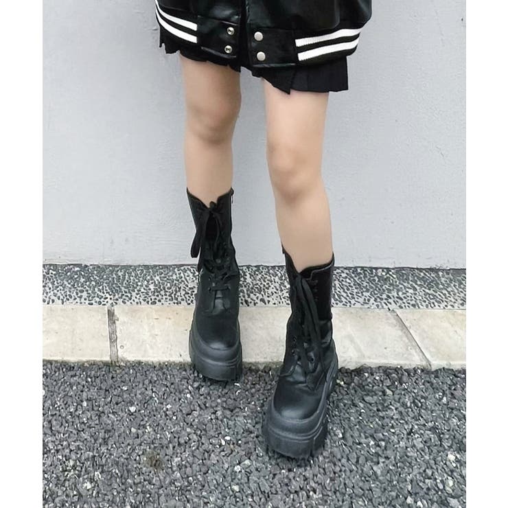 アグリーアウトソールブーツ 韓国 韓国ファッション | WEGO【WOMEN】 | 詳細画像1