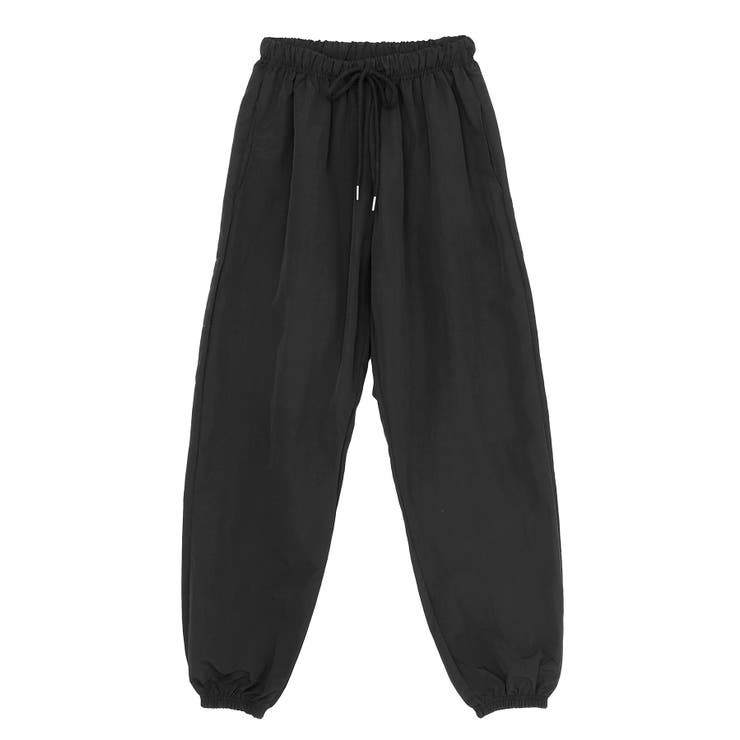 [FOETO]トラックパンツ ブラック★新商品/韓国大人気 ワイドトラックパンツ（スウェットパンツ）｜Vipoa（ヴィポア