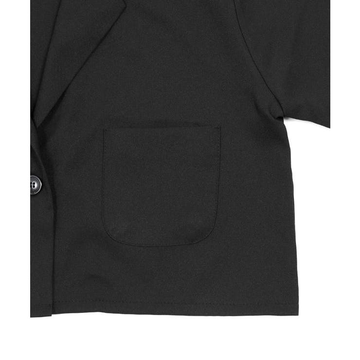 k's CLUB 韓国製　テーラードジャケット　レディース　羊皮　黒/ブラックくらちかshop