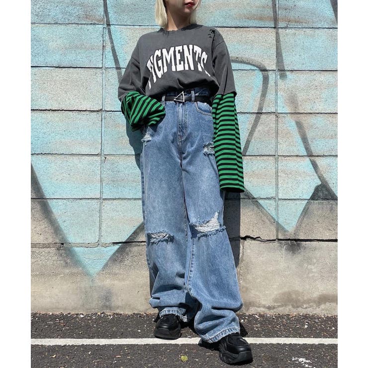 【Figments】ヴィンテージカレッジロゴT | WEGO【WOMEN】 | 詳細画像5 