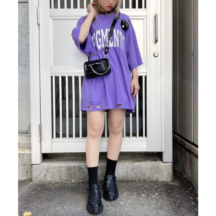 【Figments】ヴィンテージカレッジロゴT | WEGO【WOMEN】 | 詳細画像3 