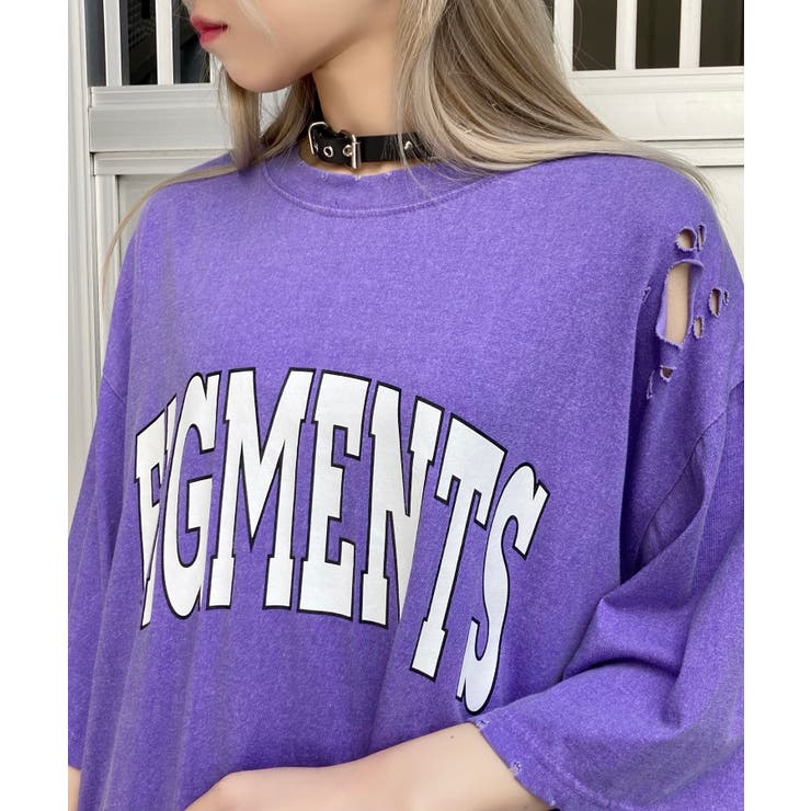 【Figments】ヴィンテージカレッジロゴT | WEGO【WOMEN】 | 詳細画像2 