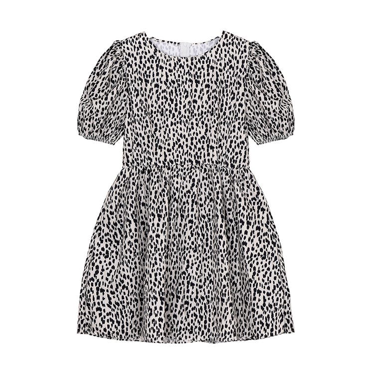 Figments】レオパードミニワンピース 韓国 韓国ファッション 大人[品番