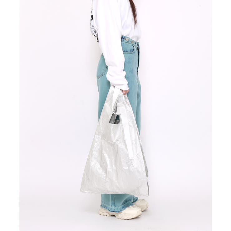 MANGO メタリックなディテールが特徴のミニショッパーバッグ IMG_0528.jpg
