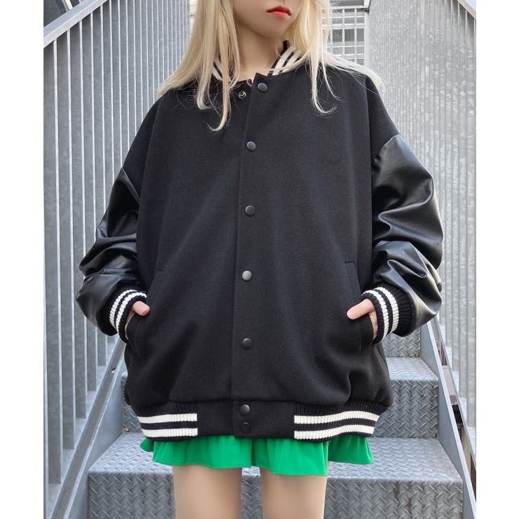 Figments】オーバースタジャン[品番：WG010082679]｜WEGO【WOMEN